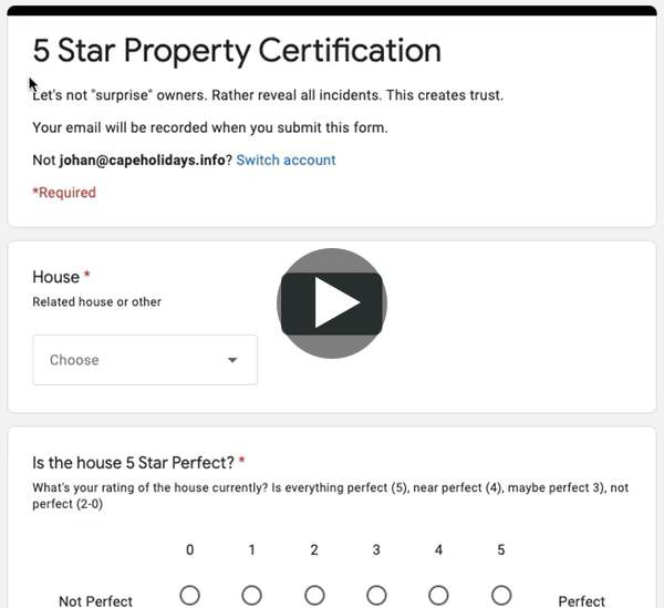 Airbnb Check-Out Form & Review Of Guest By Host