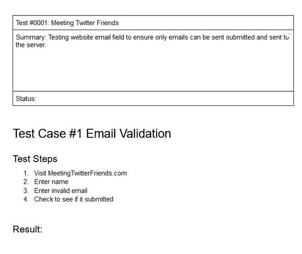 Updated Testing Document