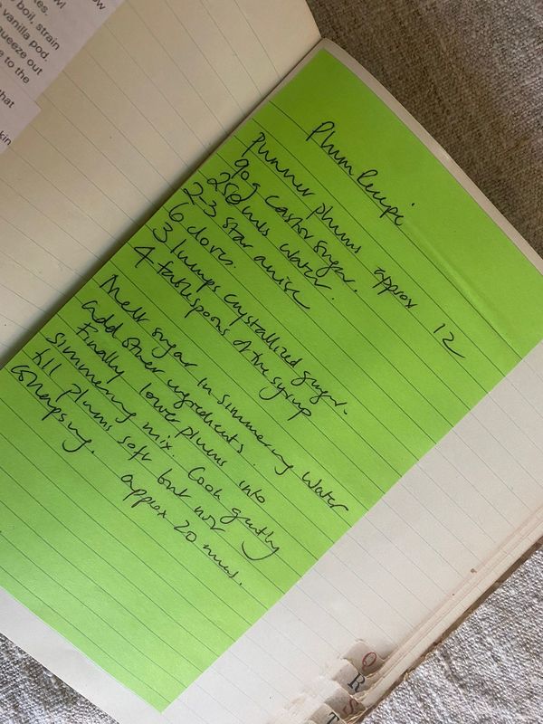 Using an address book to order a recipe collection only adds to their beauty...