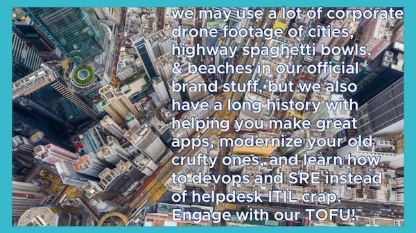 How to write better copy for the while "digital transformation" urgency, "change or die" thing - Coté's Commonplace Book - Issue #61