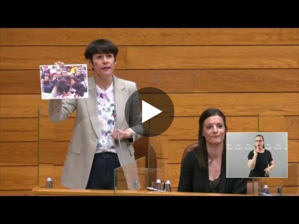 Ana Pontón: «A sociedade galega está orgullosa da nosa lingua. Só é un problema para o PP»