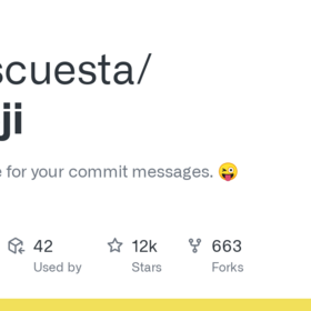 GitHub - carloscuesta/gitmoji: An emoji guide for your commit messages. 😜