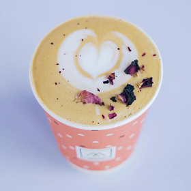 On The Menu: The Almond Blossom Latte At Monogram Coffee