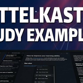 Zettelkasten Study Session: Cognitive Load Theory