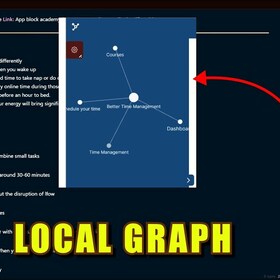 How to Enable Local Graph View in Obsidian Sidebar