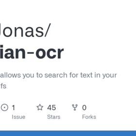GitHub - MohrJonas/obsidian-ocr: Obsidian OCR allows you to search for text in your images and pdfs