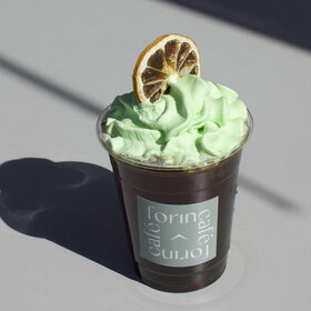 The Pandan Cold Brew At Forin Cafe In Philadelphia