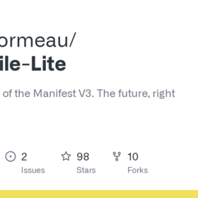 GitHub - gildas-lormeau/SingleFile-Lite: Feel the power of the Manifest V3. The future, right now!