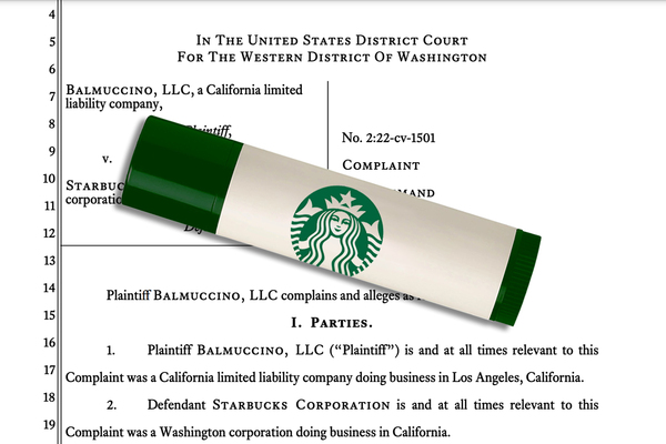 Starbucks Is Being Sued For Stealing Lip Balm, Allegedly