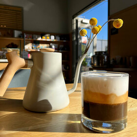 Cold Brew, Espresso, And Coconut Foam At Berkeley's CoRo Coffee Roasters