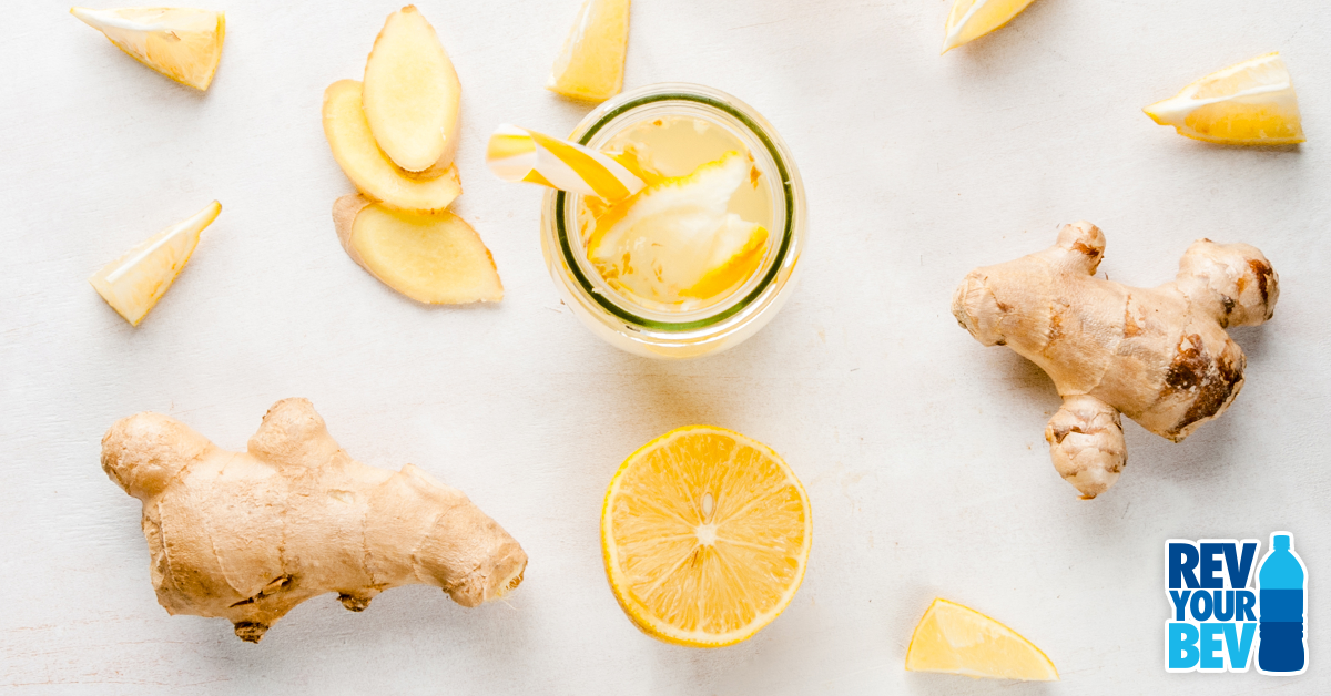 Hot Lemon and Ginger with Clove Rev Your Bev