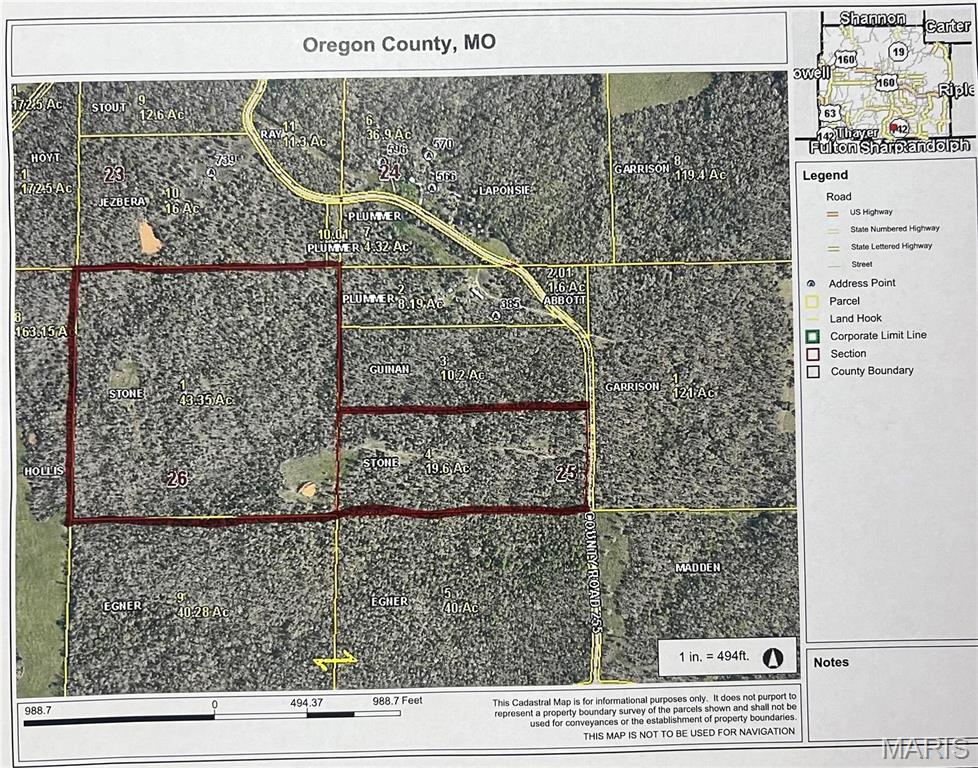 Photo of 0 Oregon Co. 142-255 Thayer MO 65791