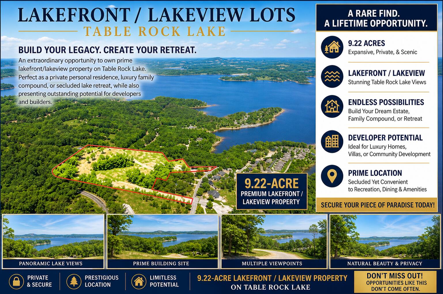 Photo of Tbd Grand Cru Estates ,Ll #Lots 19-32 Blue Eye MO 65611