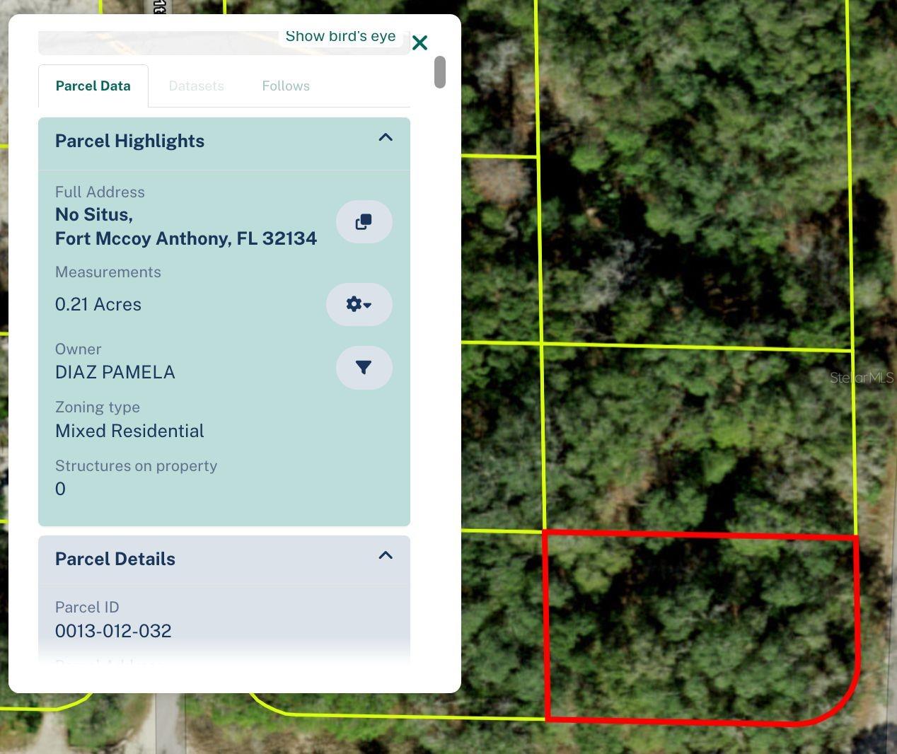 Photo of NO SITUS FORT MC COY FL 32134