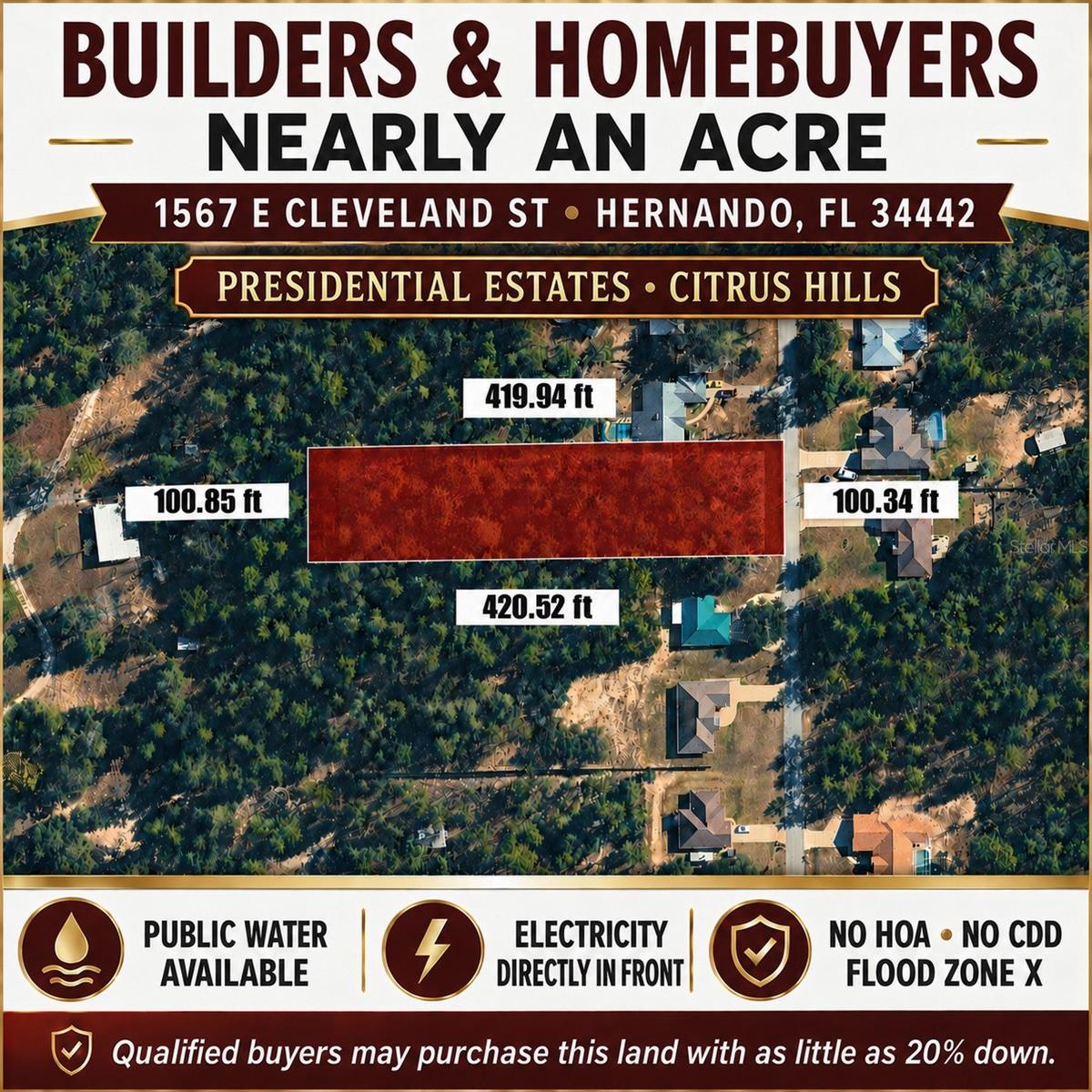 Photo of 1567 E CLEVELAND STREET HERNANDO FL 34442