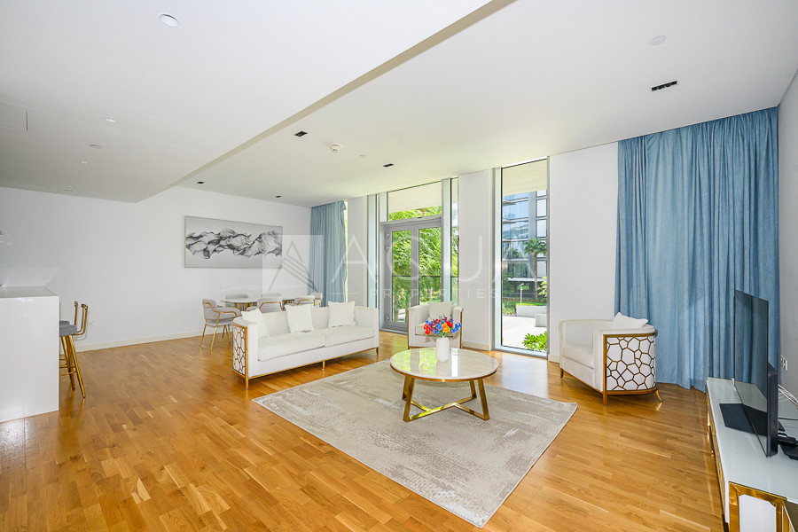 Fully Furnished | Garden and Marina Views