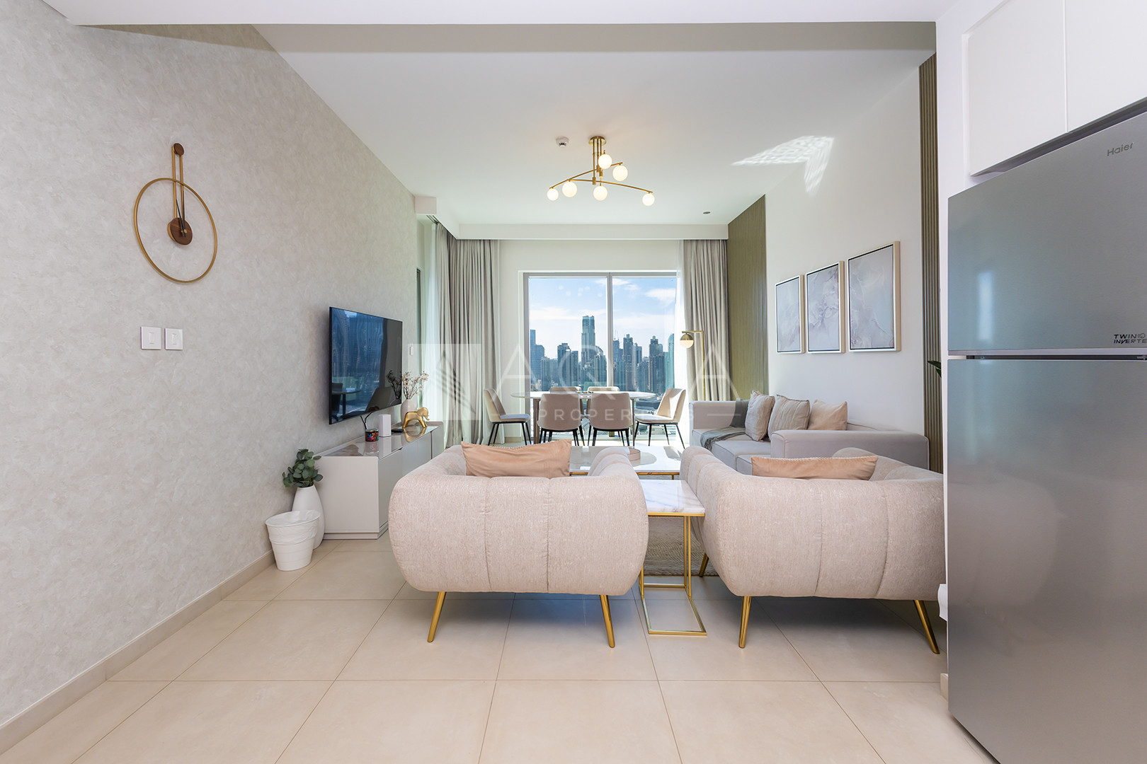 Upgraded and Furnished Apt With Burj View