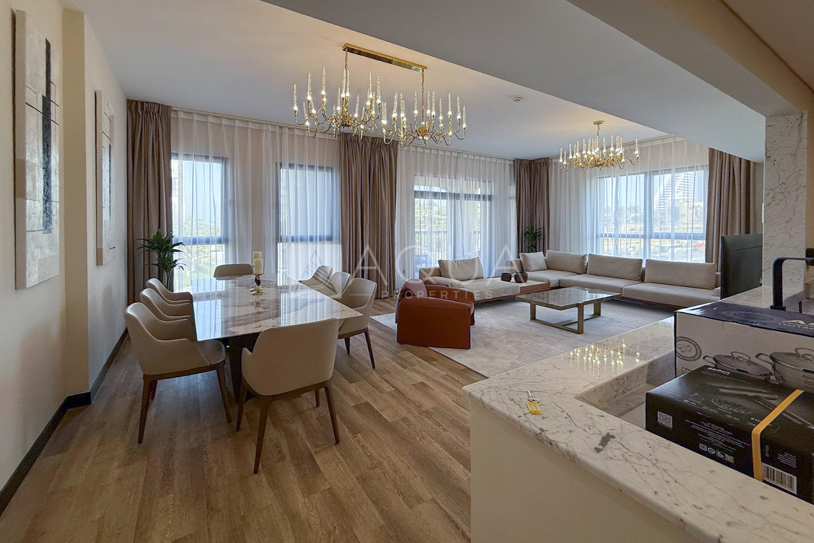 Vacant l 3 Beds l Full Burj Al Arab View