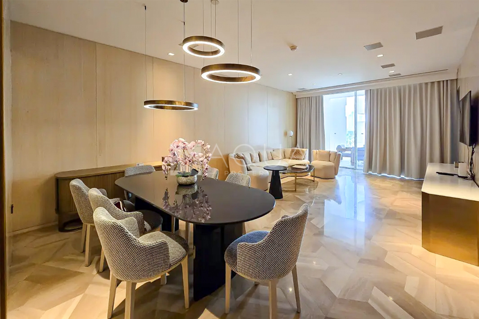 Luxury 3BR | Partial Sea & Marina View  