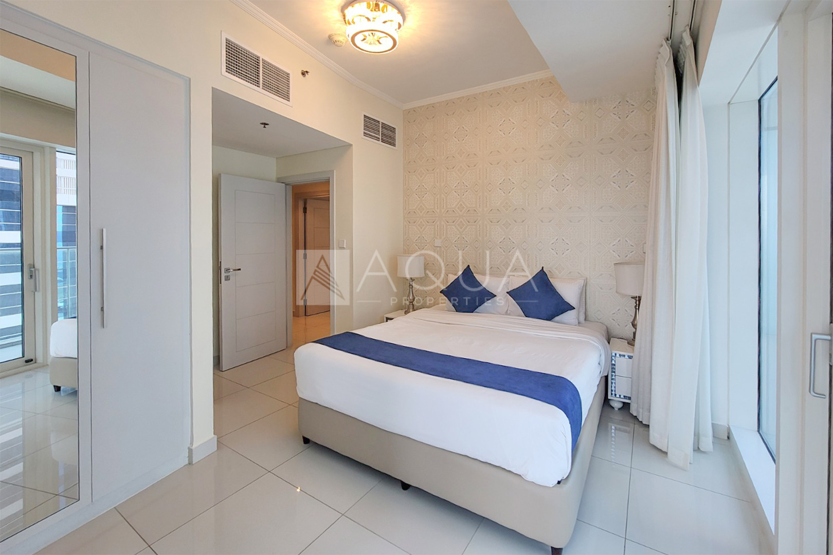 Furnished | 3Bed + Maid | Marina and Sea View