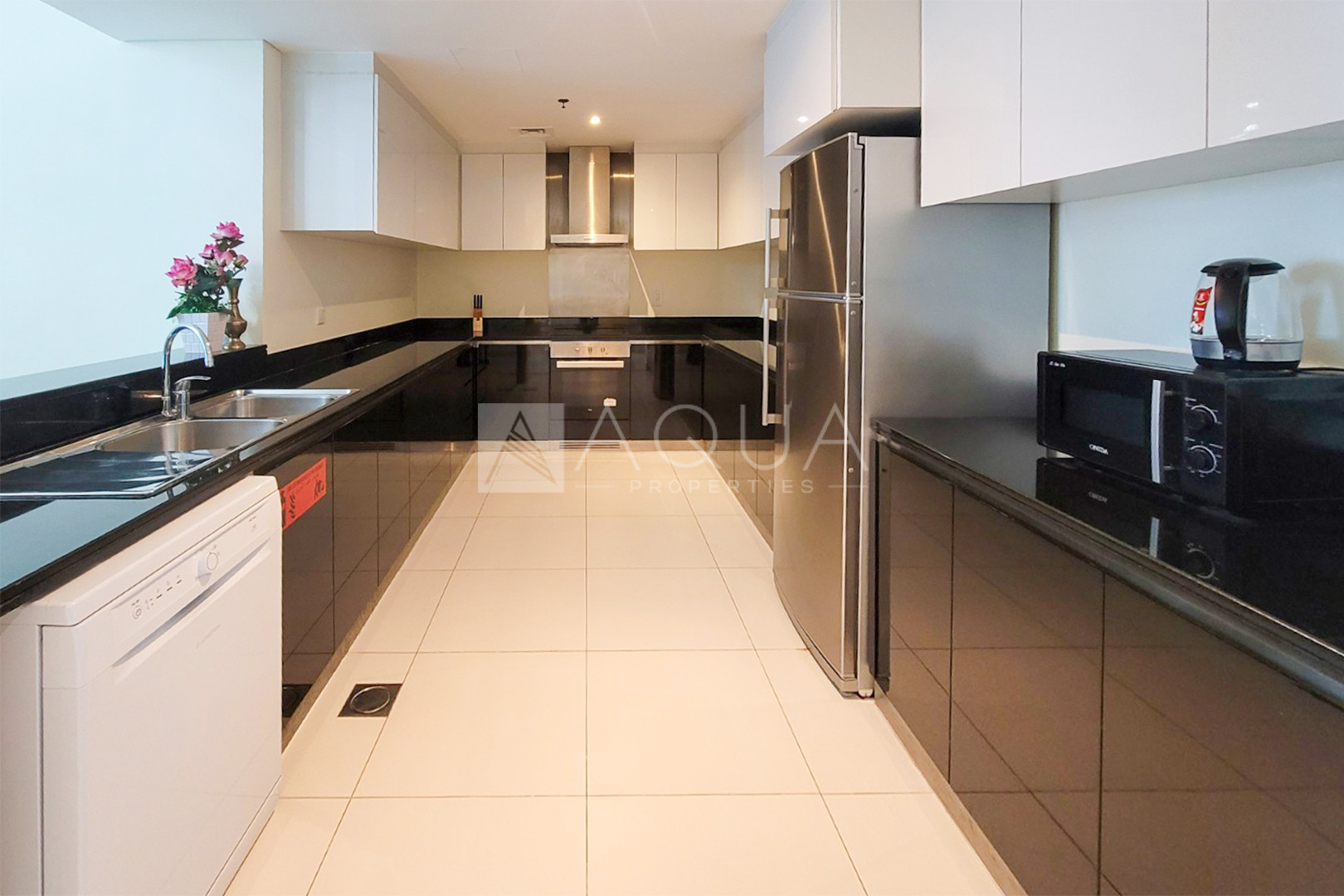 Furnished | 3Bed + Maid | Marina and Sea View