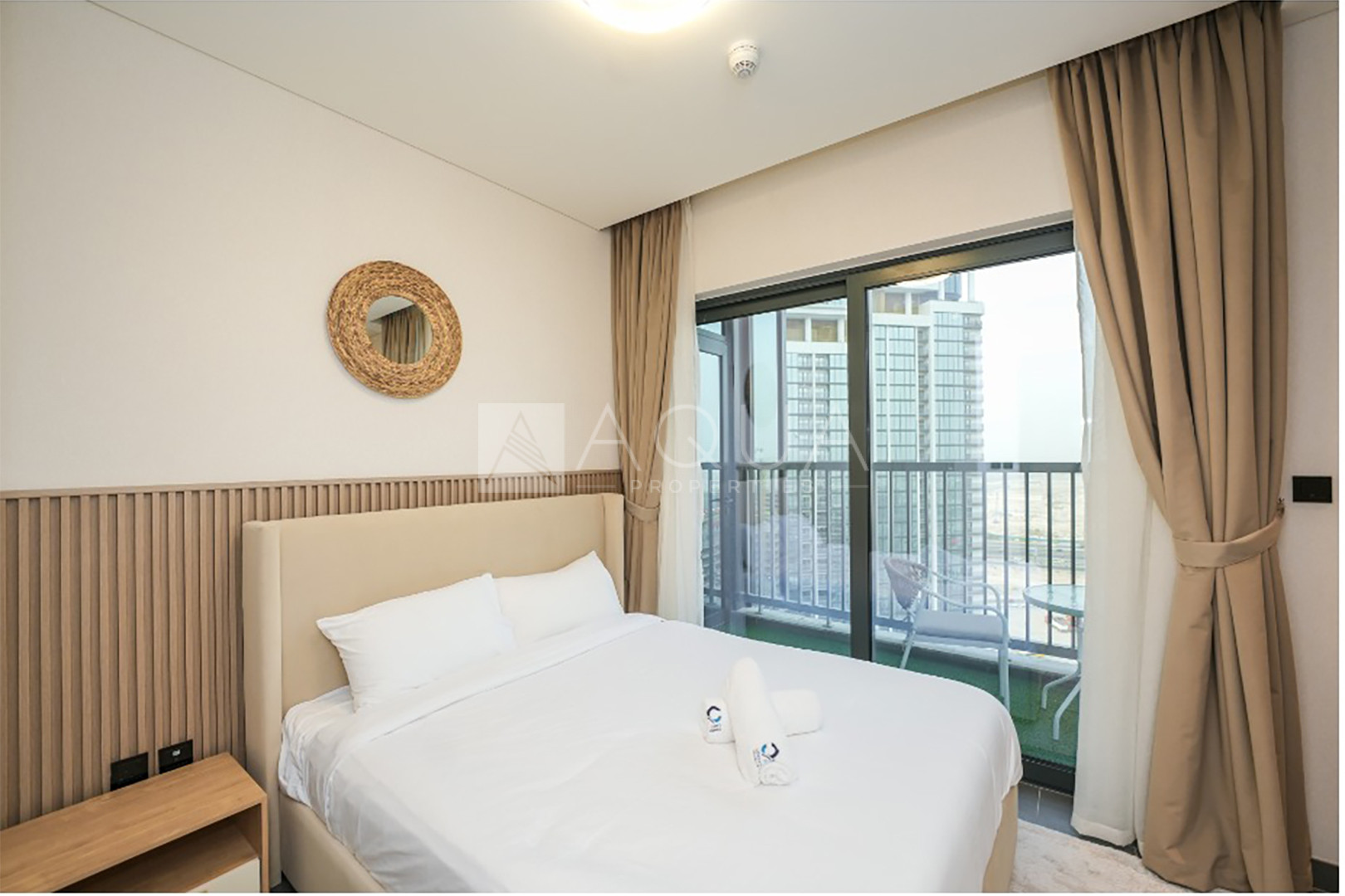 Furnished | 2BR + Maids | Lagoon View    