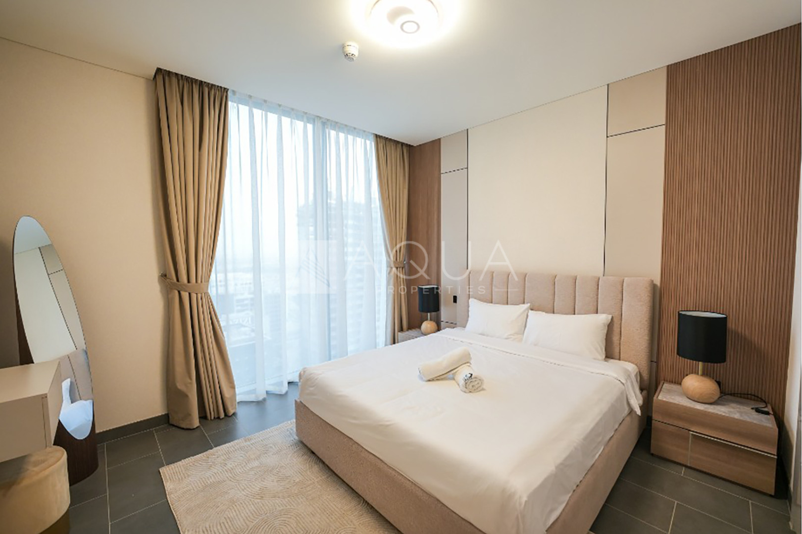 Furnished | 2BR + Maids | Lagoon View    