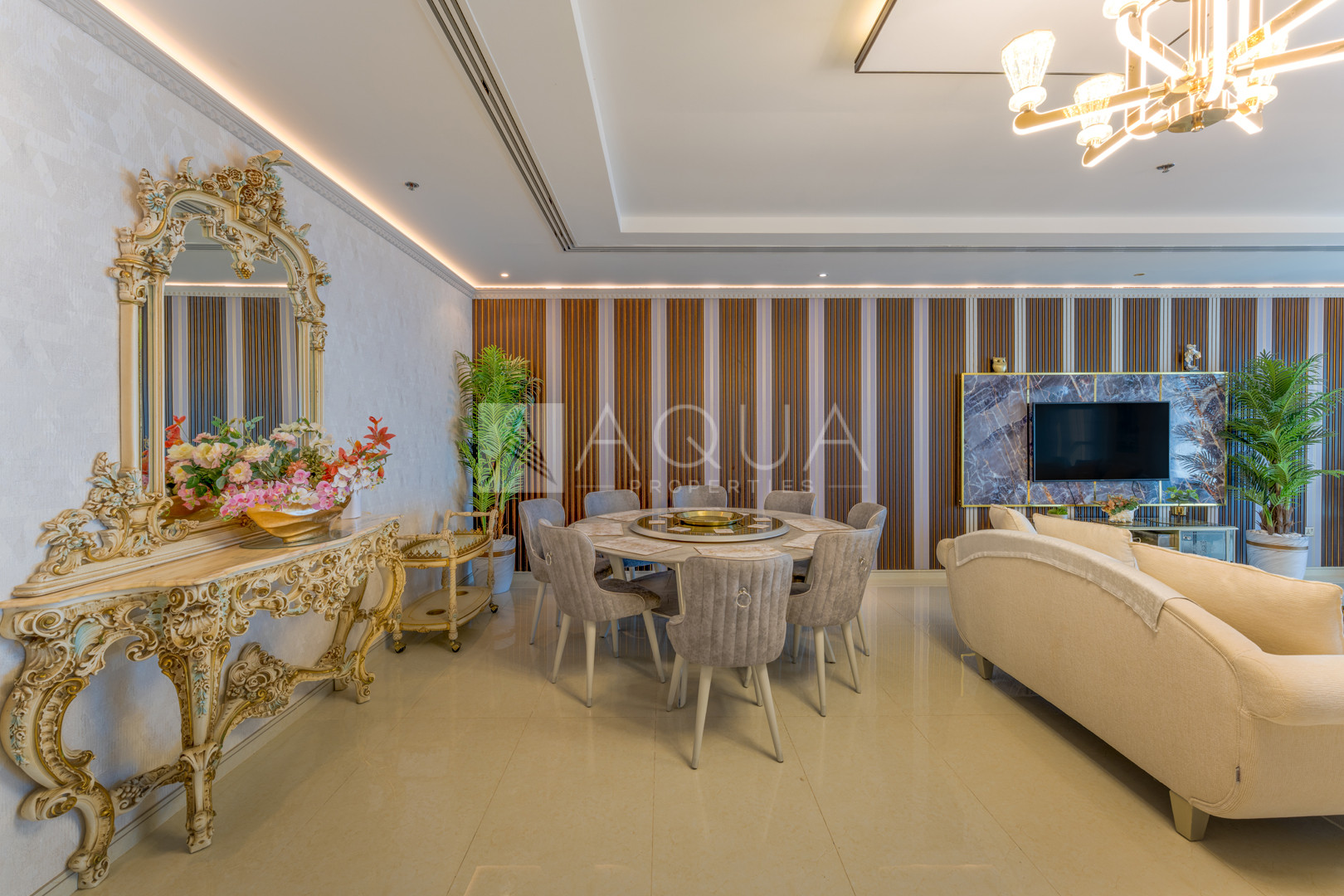 Fully Upgraded | Palm View | High Floor