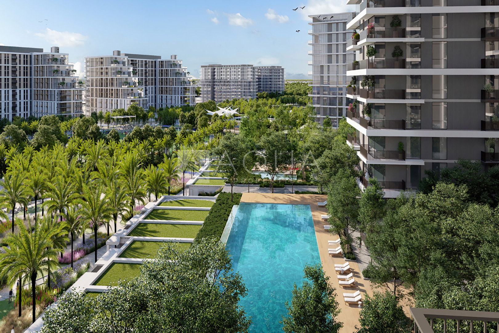 O.P +DLD | POOL VIEW | CLOSE TO  THE PARK