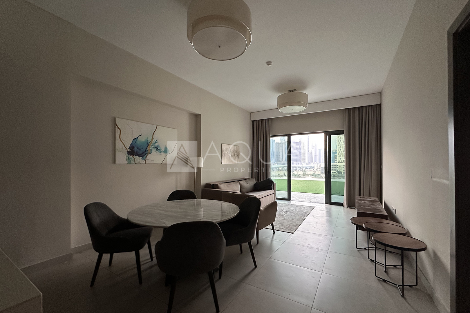 Burj Khalifa View | Big Balcony | 4 Cheques