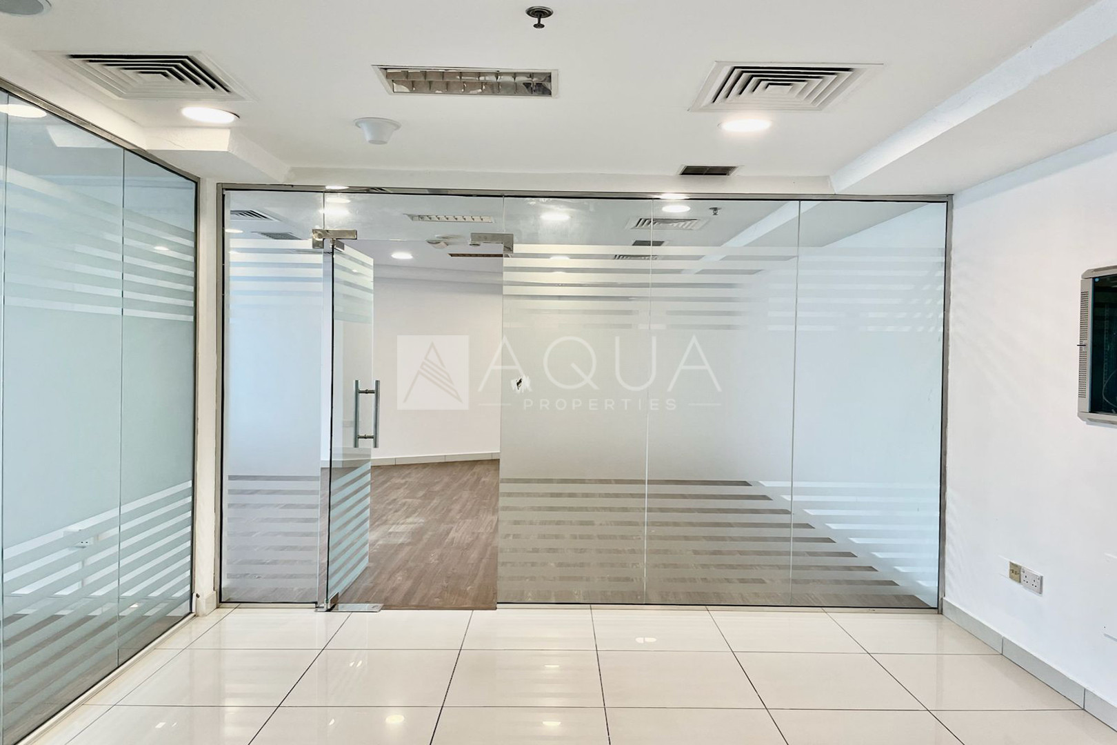 Elegant Office with 3 Glass Partitions | Immediate Move-In