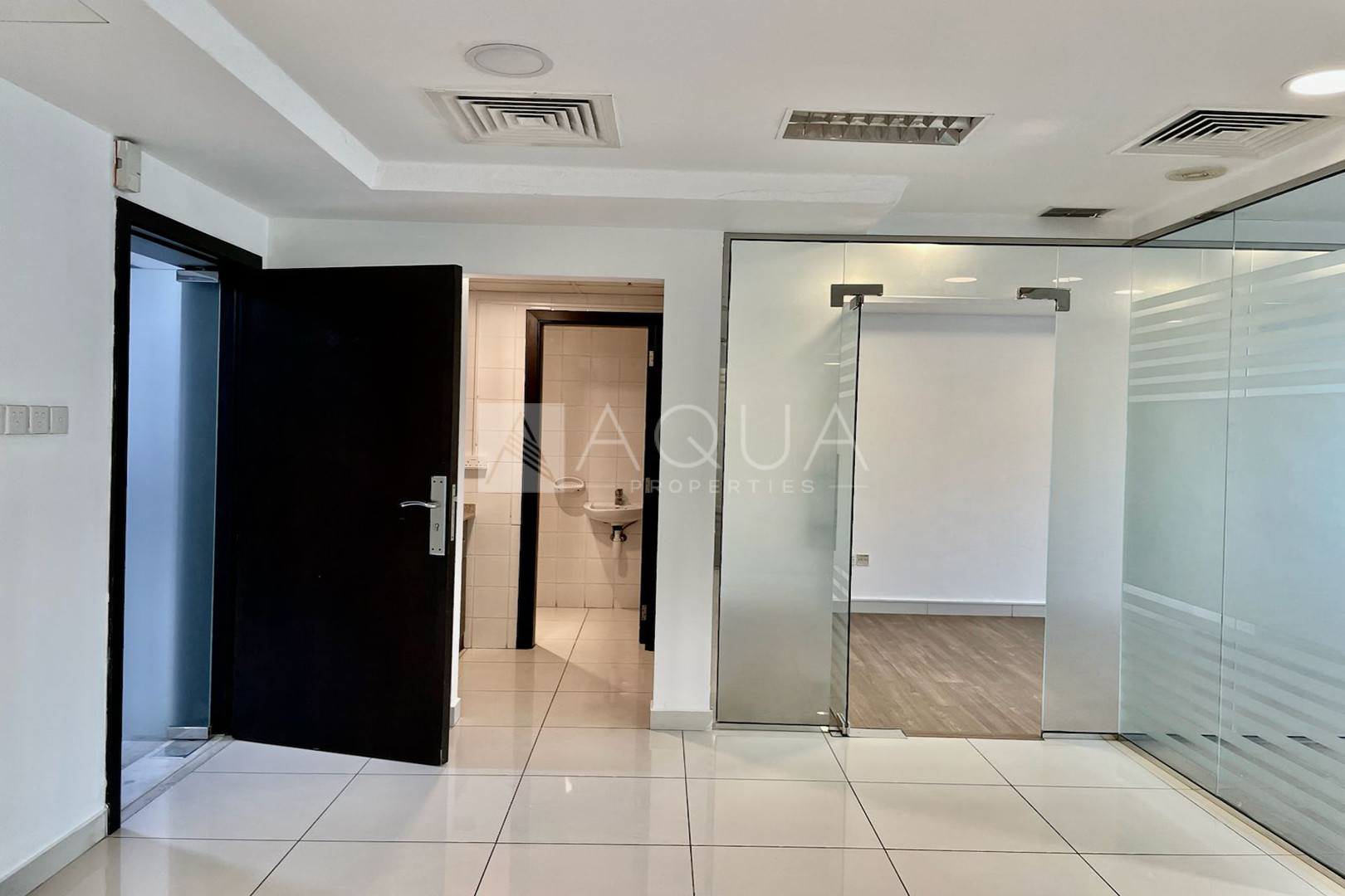 Elegant Office with 3 Glass Partitions | Immediate Move-In