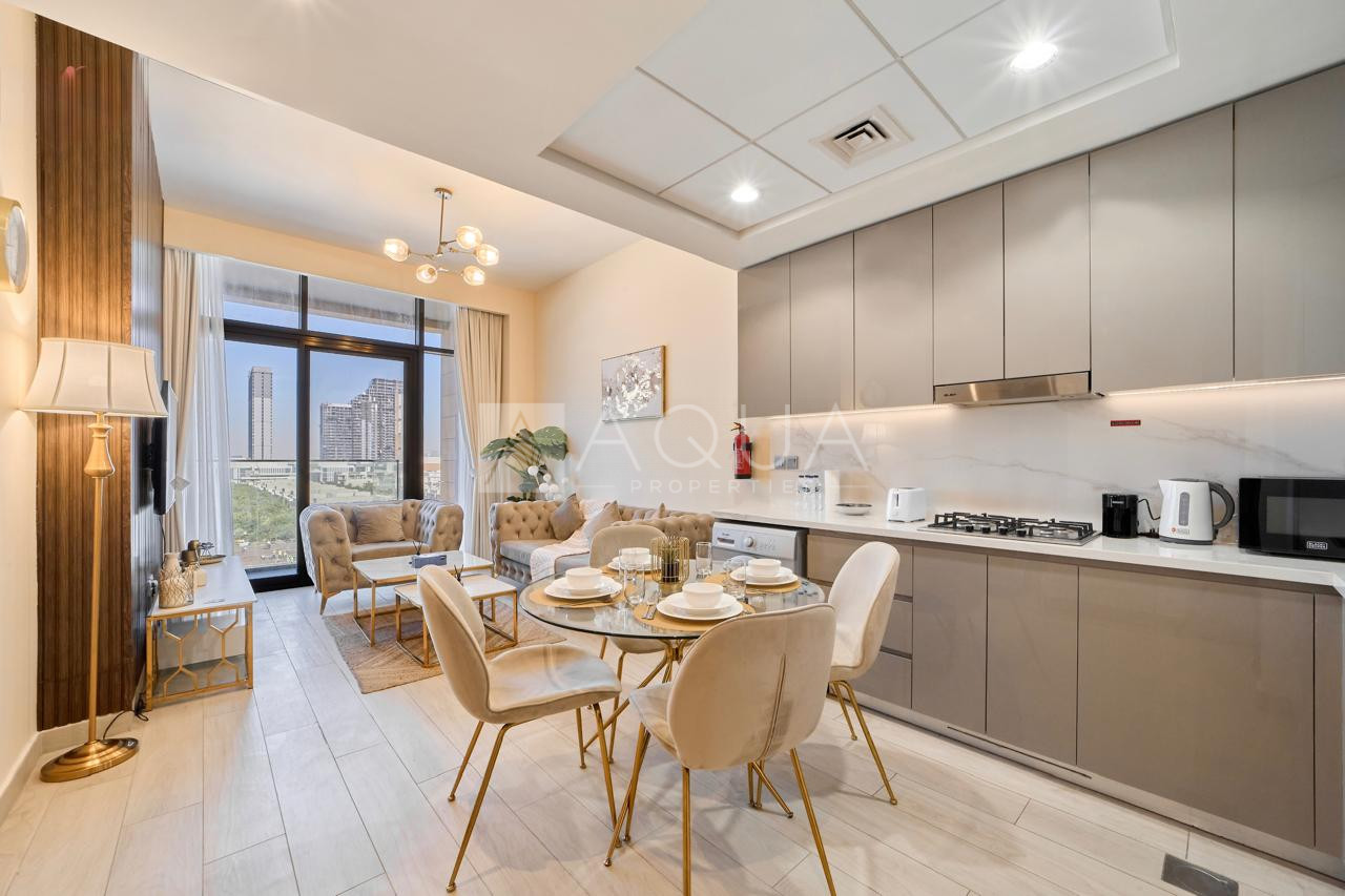  Lagoon & Burj Khalifa Views in Azizi Riviera