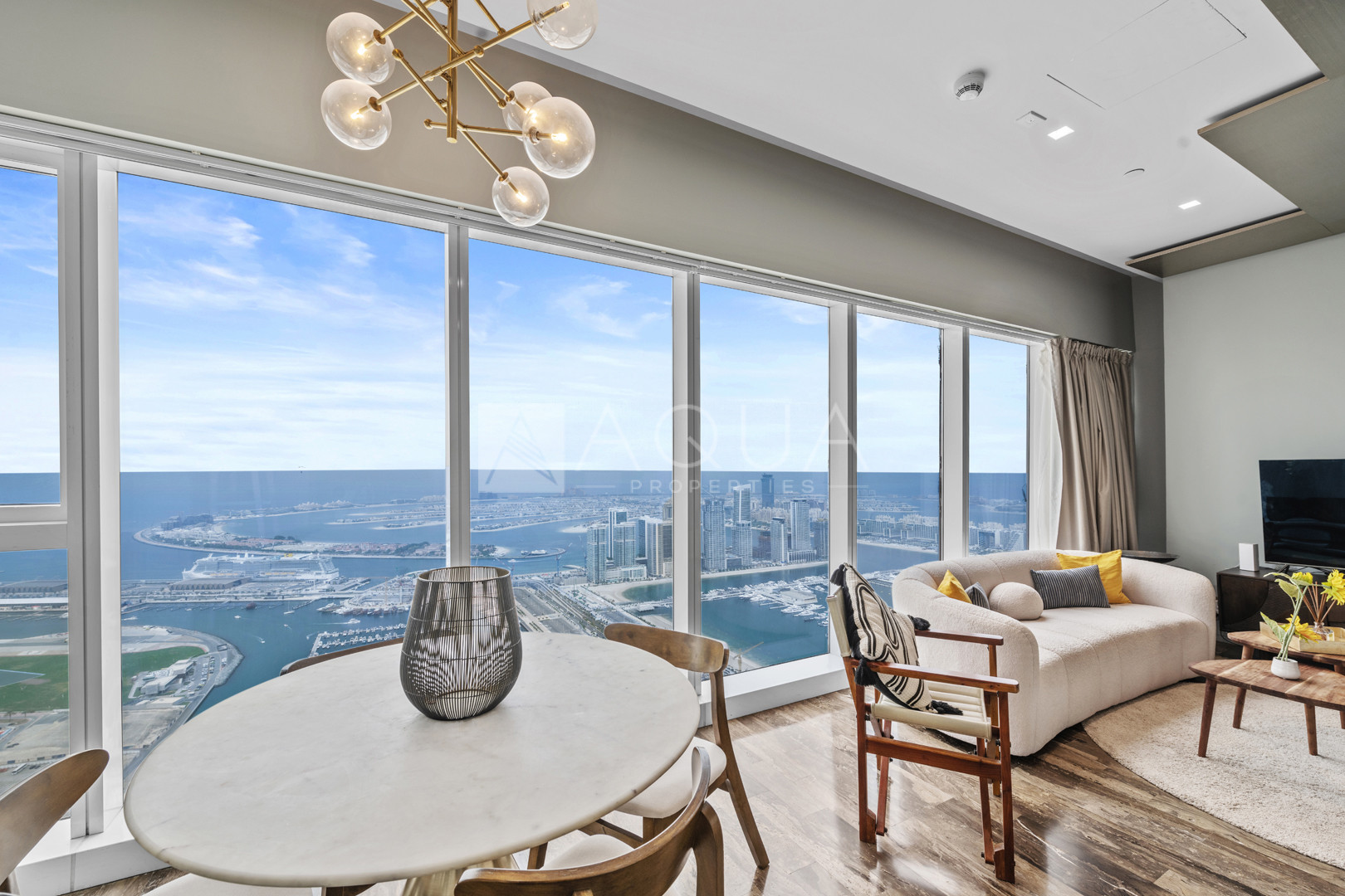 Furnished | Full Sea, Ain & Palm View | High Floor