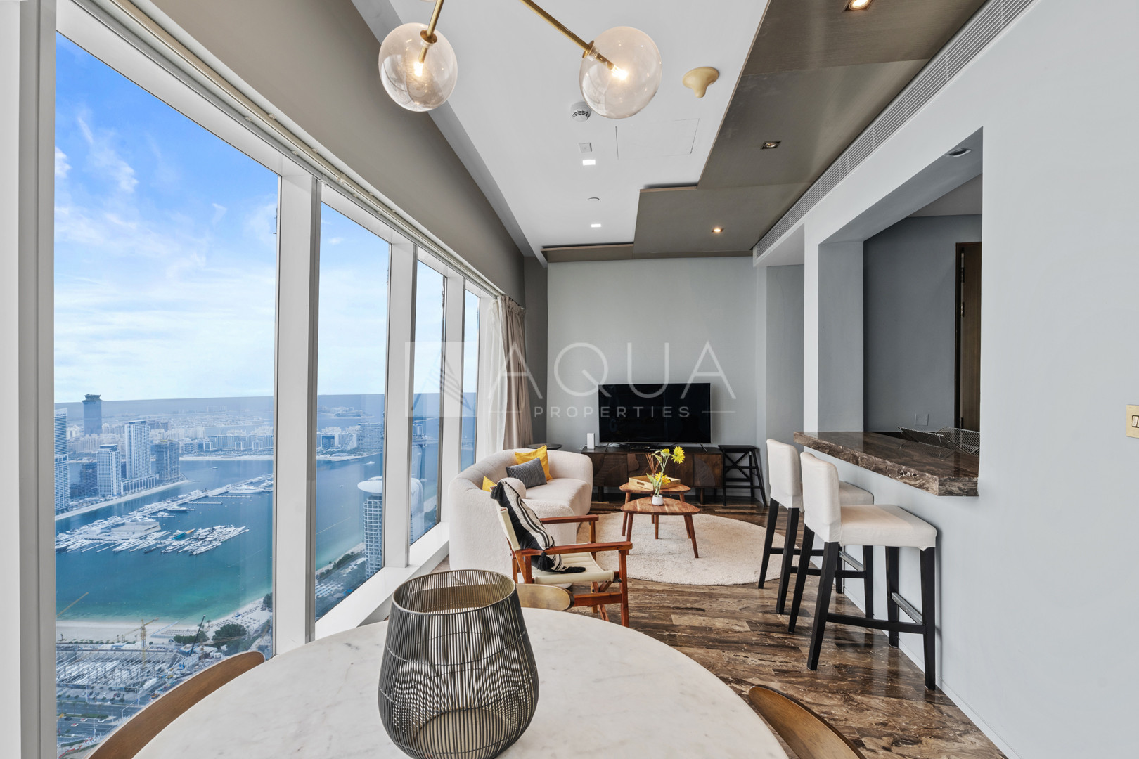 Furnished | Full Sea, Ain & Palm View | High Floor