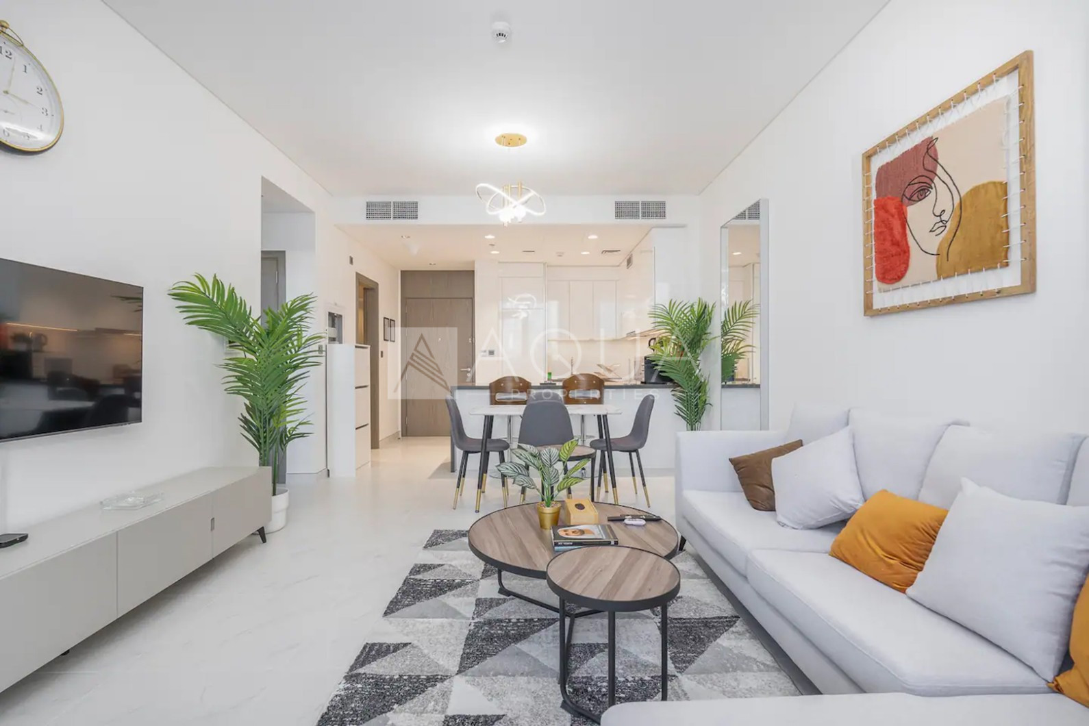 Luxury 1BR with Balcony | Lagoon & Skyline Views | District One