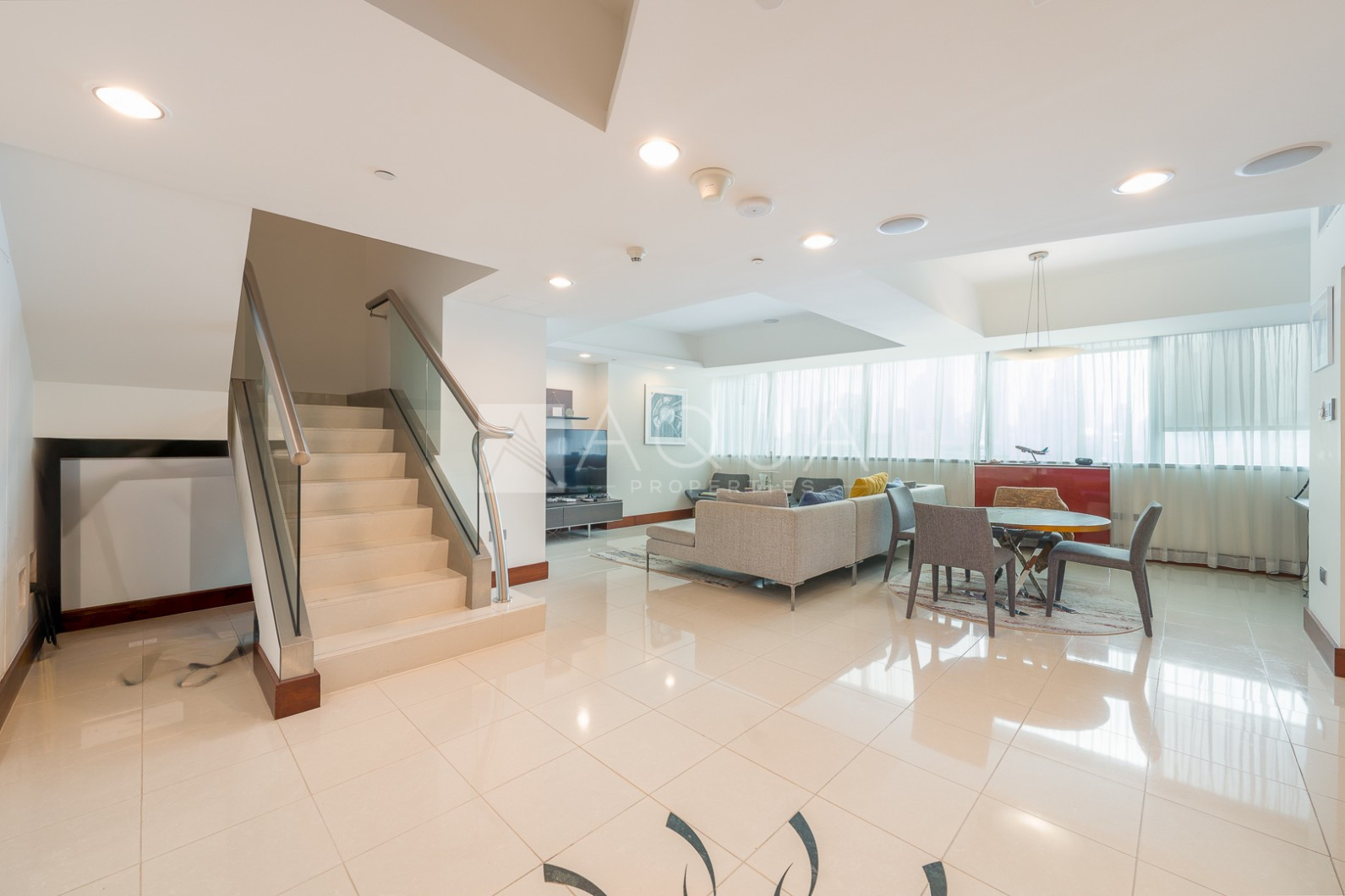 BURJ VIEWS | FURNISHED | 2 BR DUPLEX