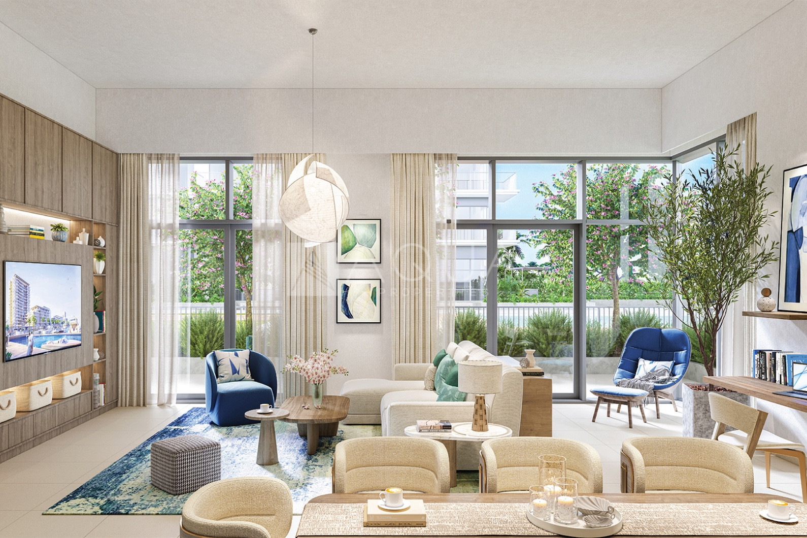 High Floor 3BR+M | Full Sea & Marina View