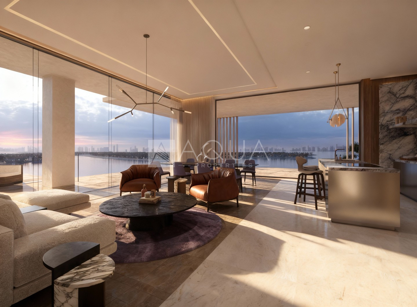 Exclusive | Top Floor Duplex | Palm Facing