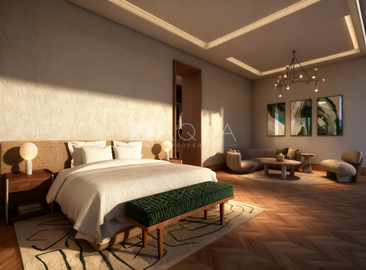 Exclusive | Top Floor Duplex | Palm Facing