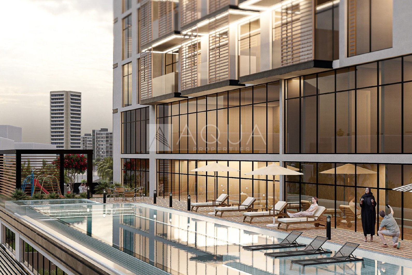 1BR Pool View | 2 Min Metro | High Floor