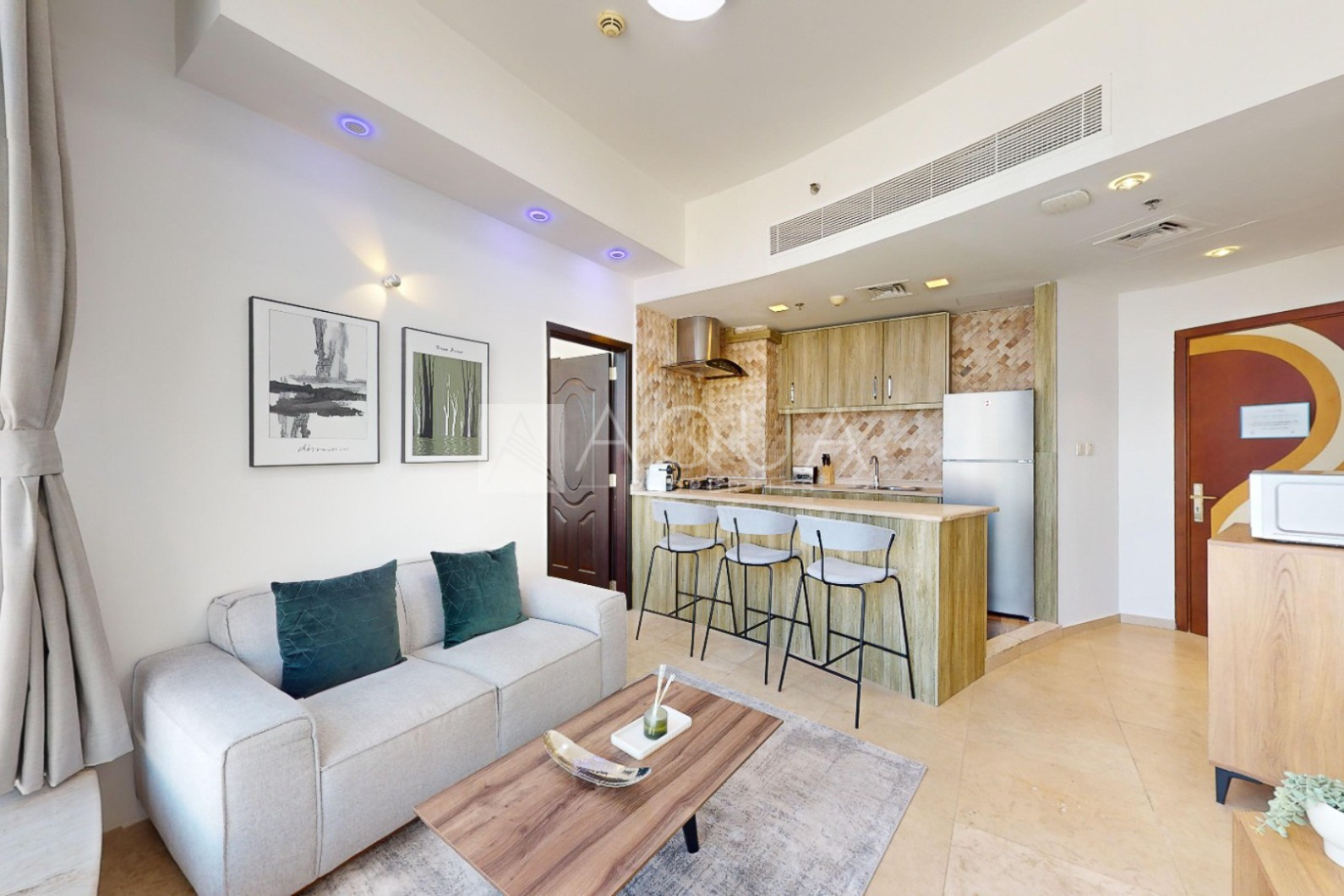 Fully Furnished | 1 Bedroom | 12 Cheques