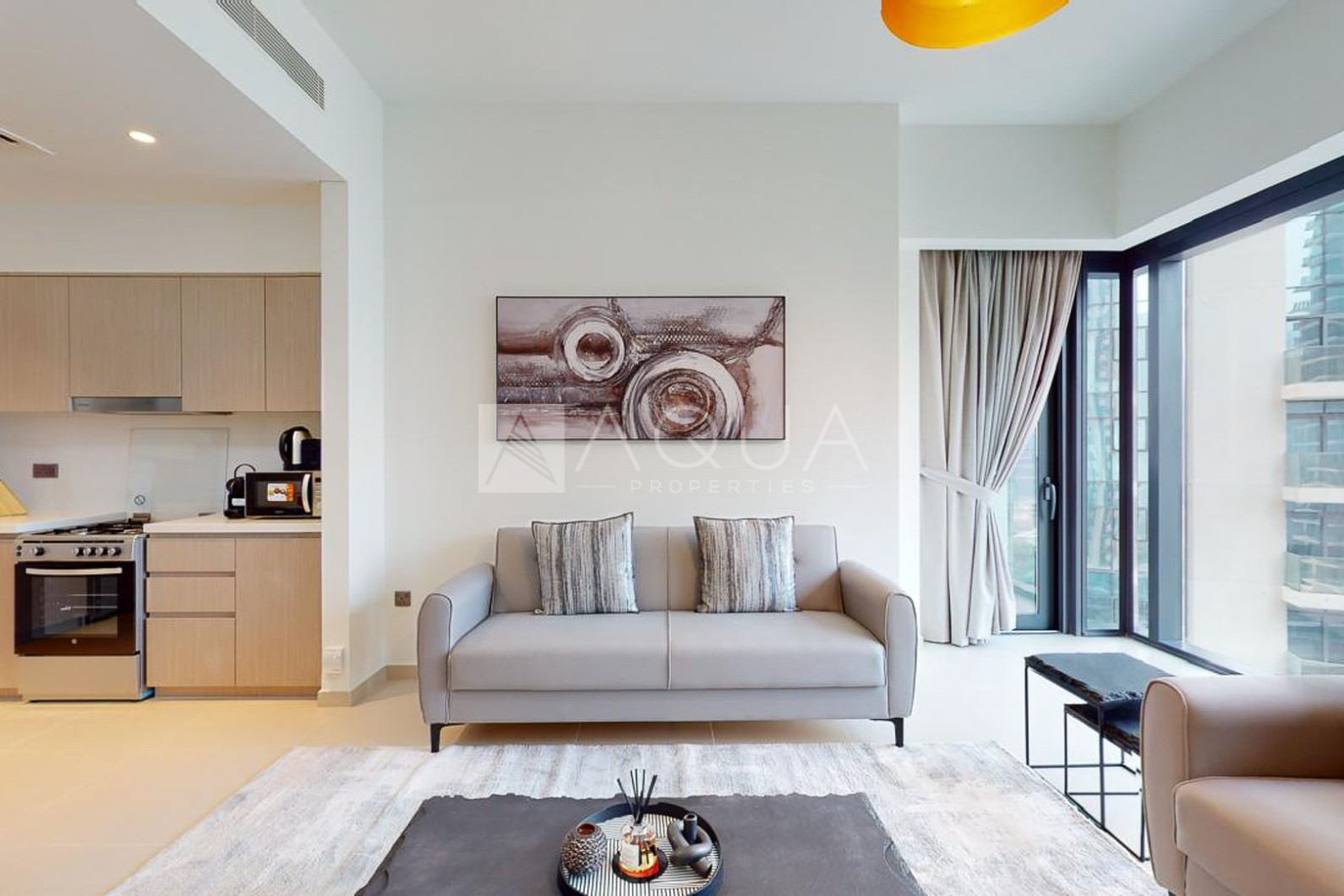 Spacious Layout | Furnished 1 BR | Chiller Free