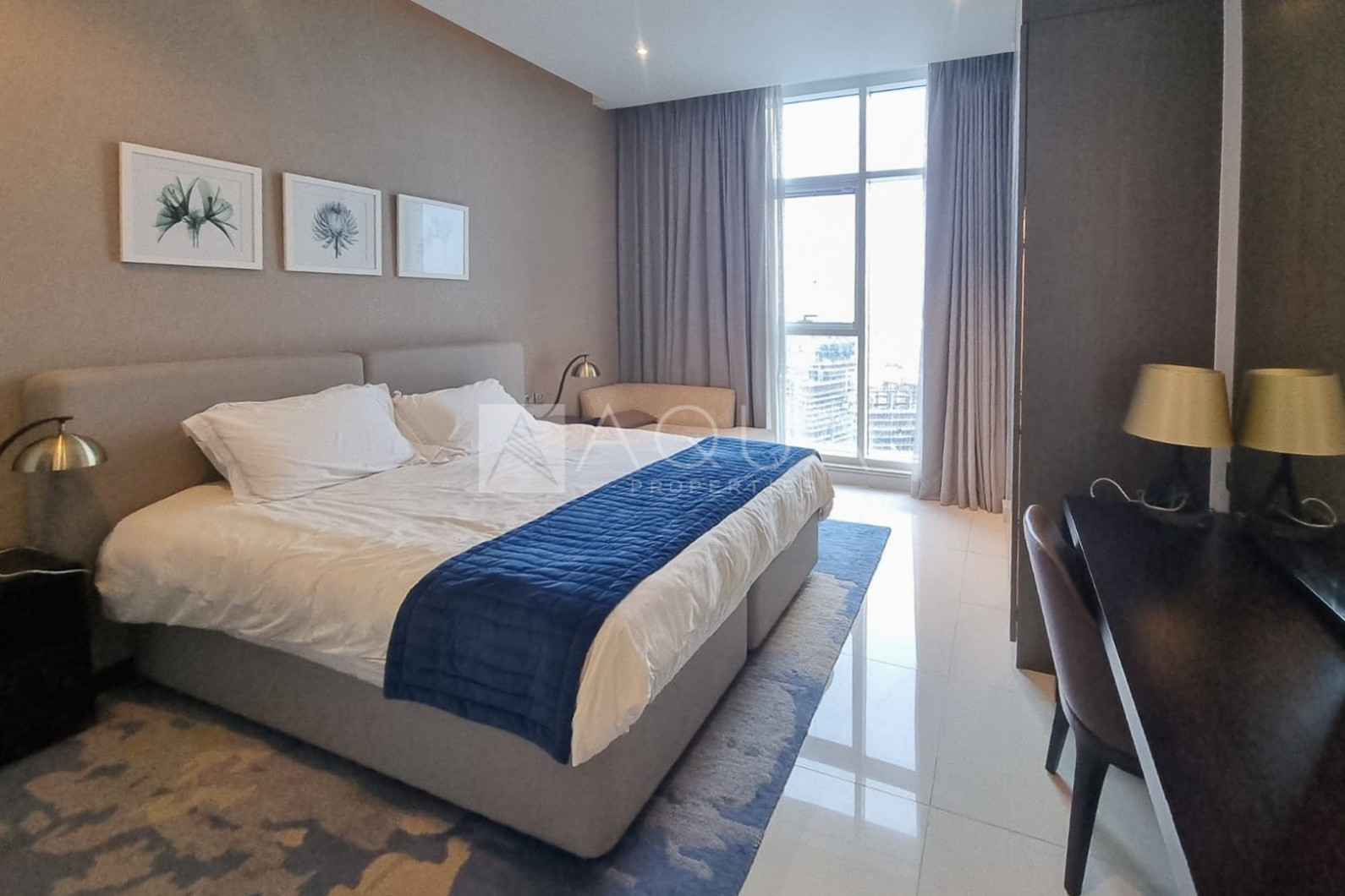 Furnished 1 BR | Ready to Move | Canal View