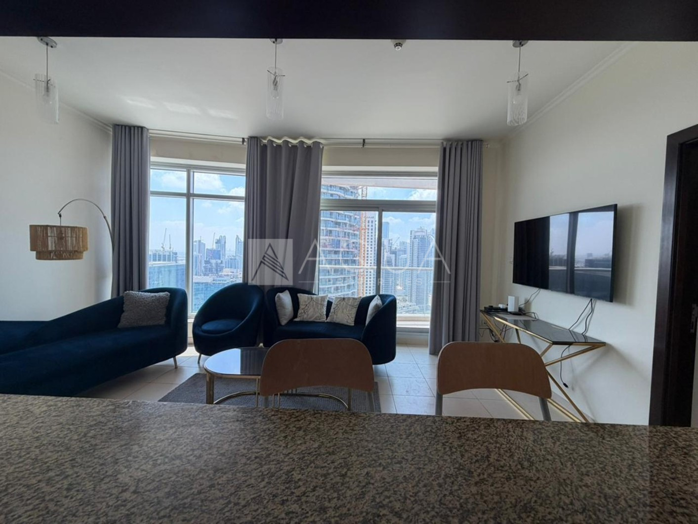 Vacant | Furnished | Sky line View | Close to mall