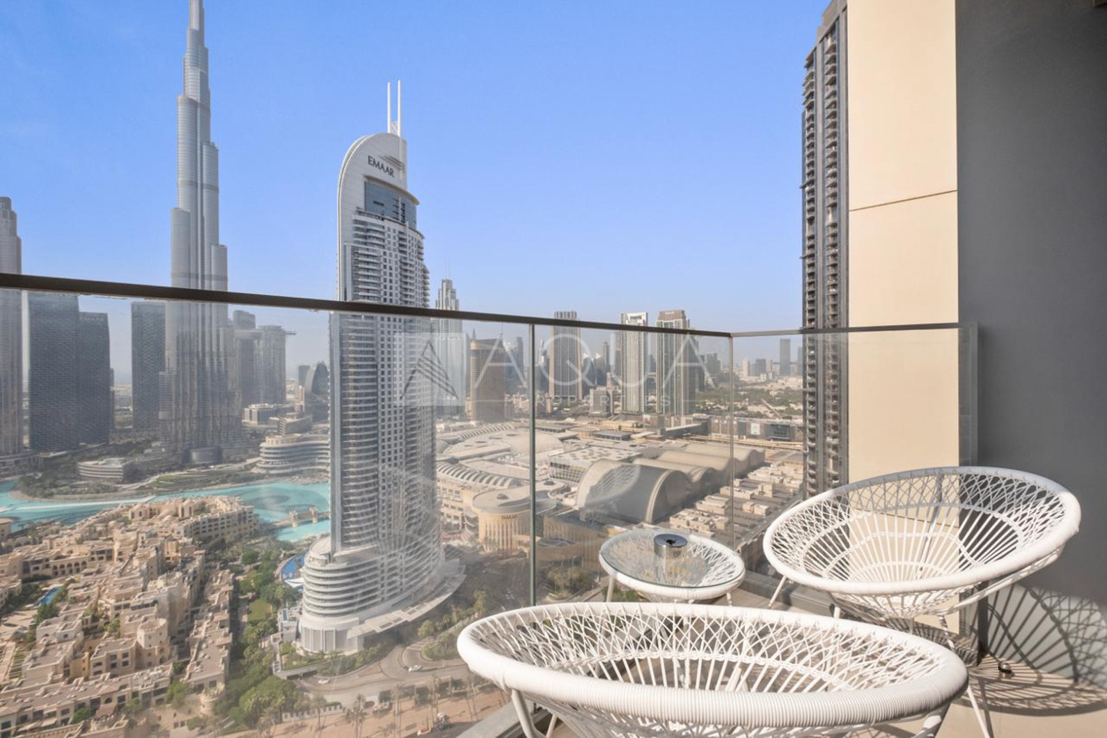 Burj Khalifa & Fountain View | Furnished | Near Dubai Mall