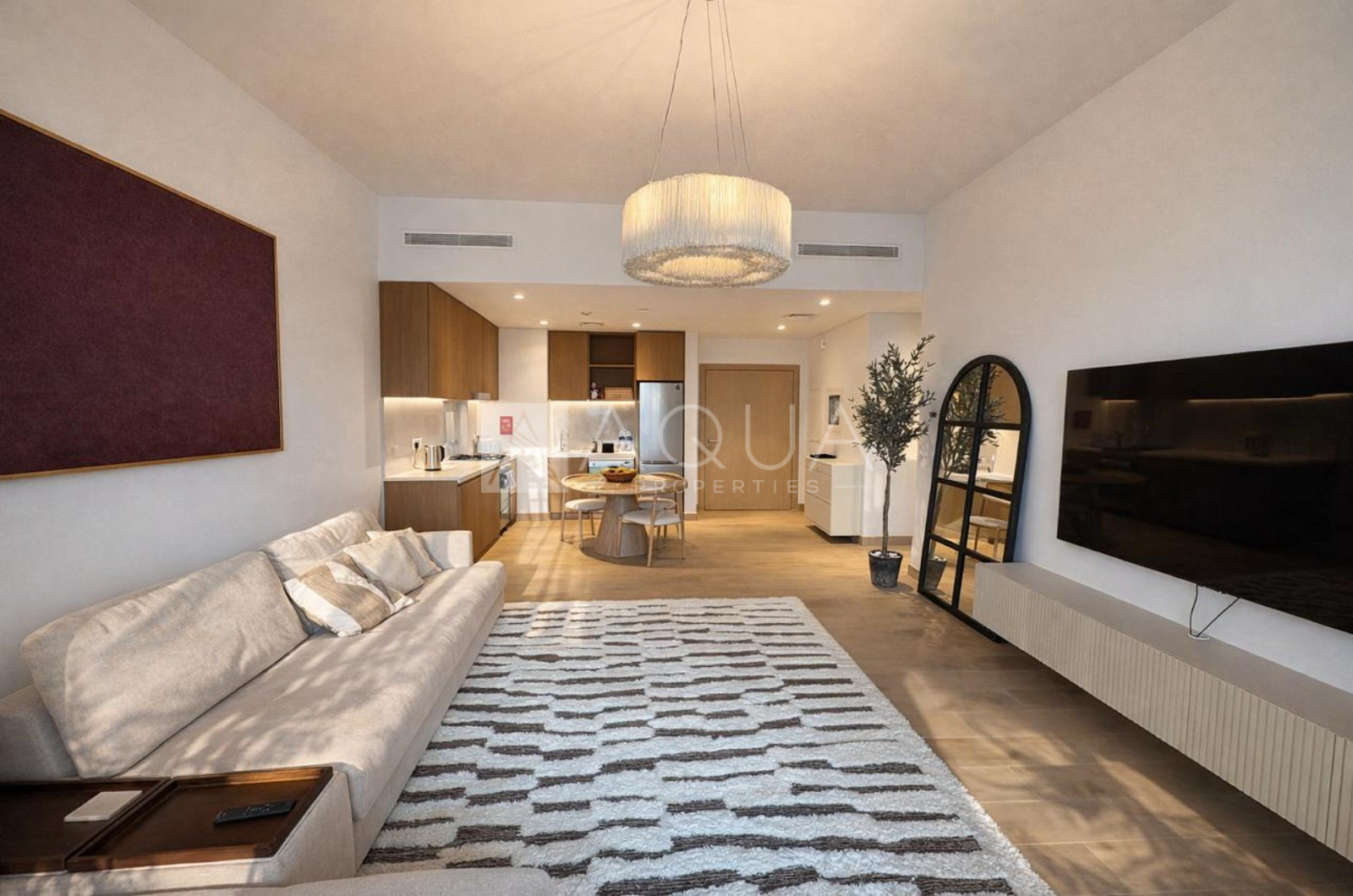 Elegant furnished 1BR | Sea & City Views