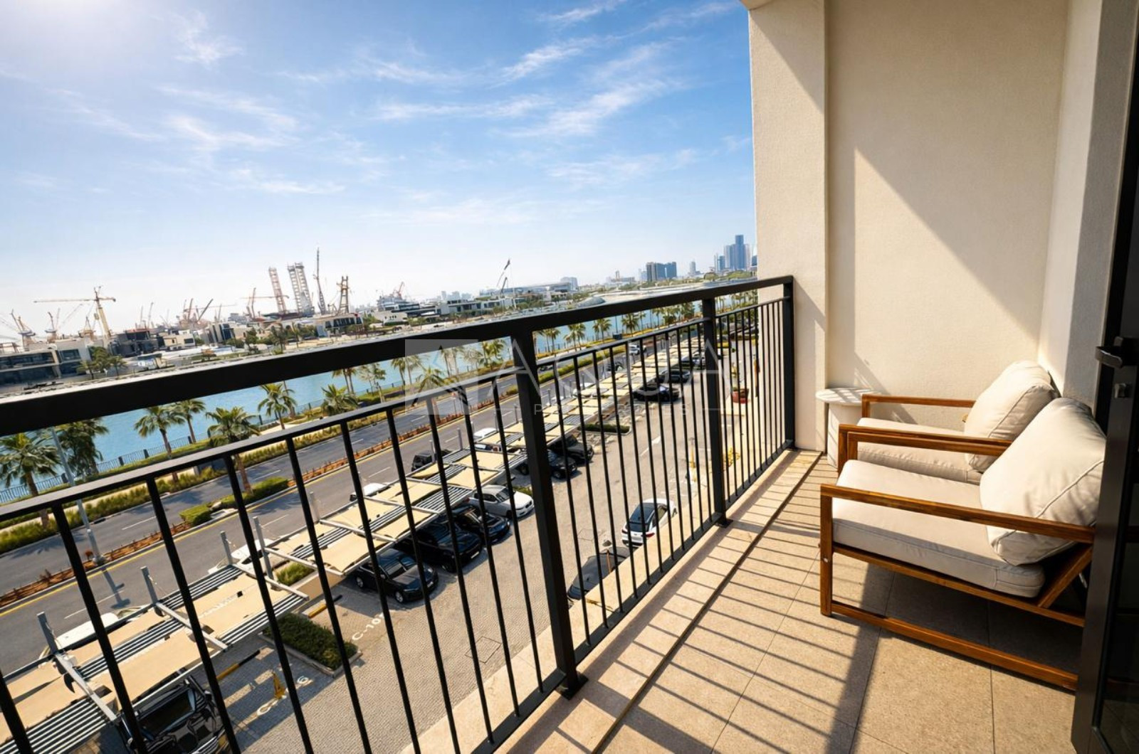 Elegant furnished 1BR | Sea & City Views