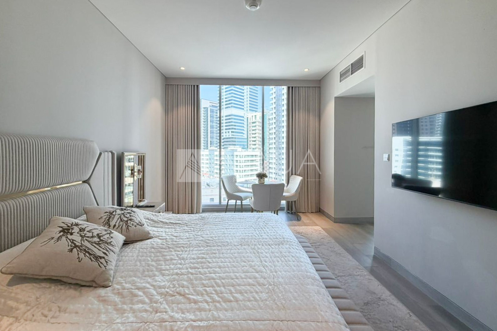 Fully Furnished | Partial Marina View |  Mid Floor 