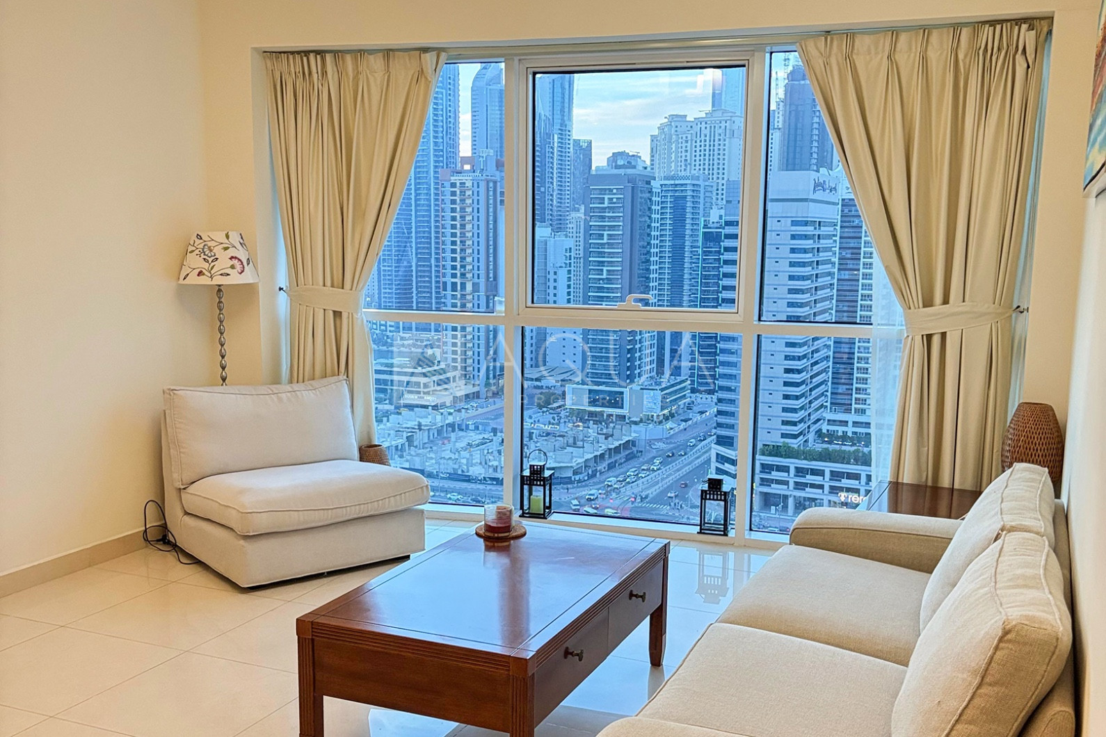 Furnished 1BR | Marina Skyline View | Vacant